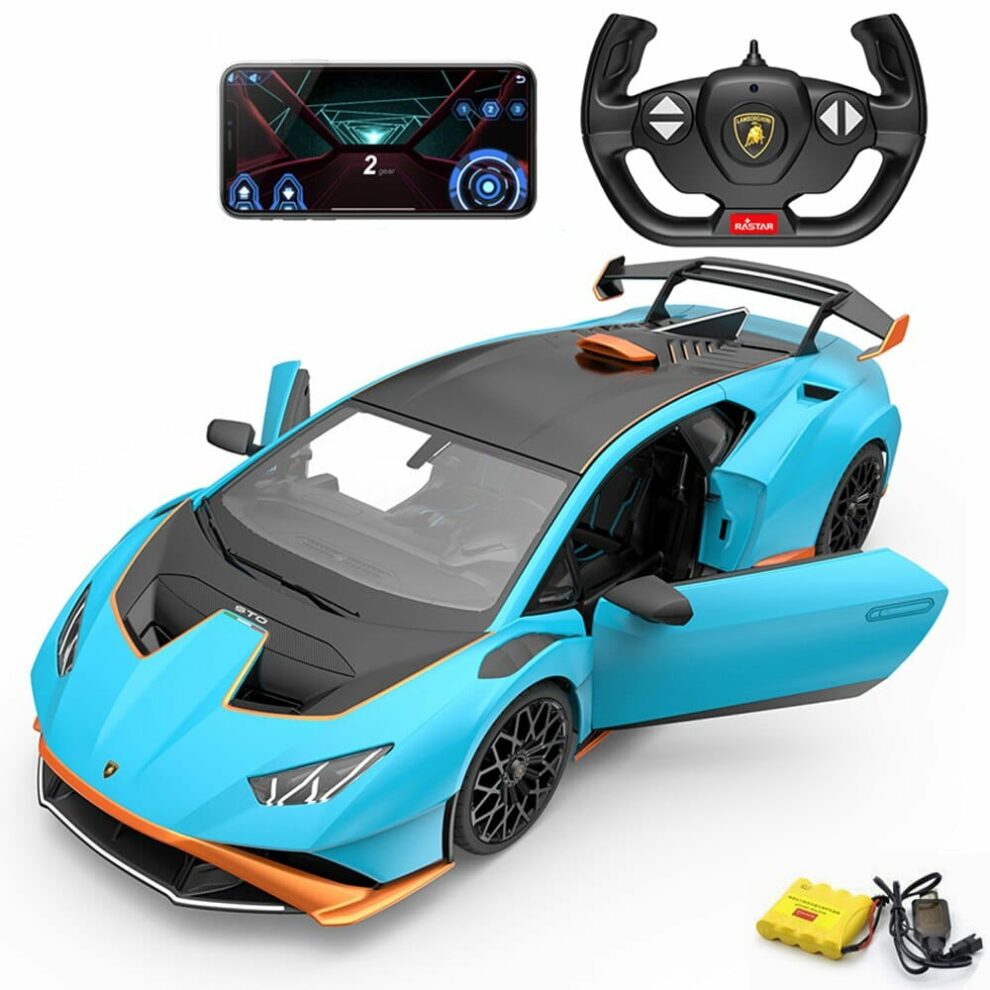 Voiture Huracan STO RC bleu • Voitures